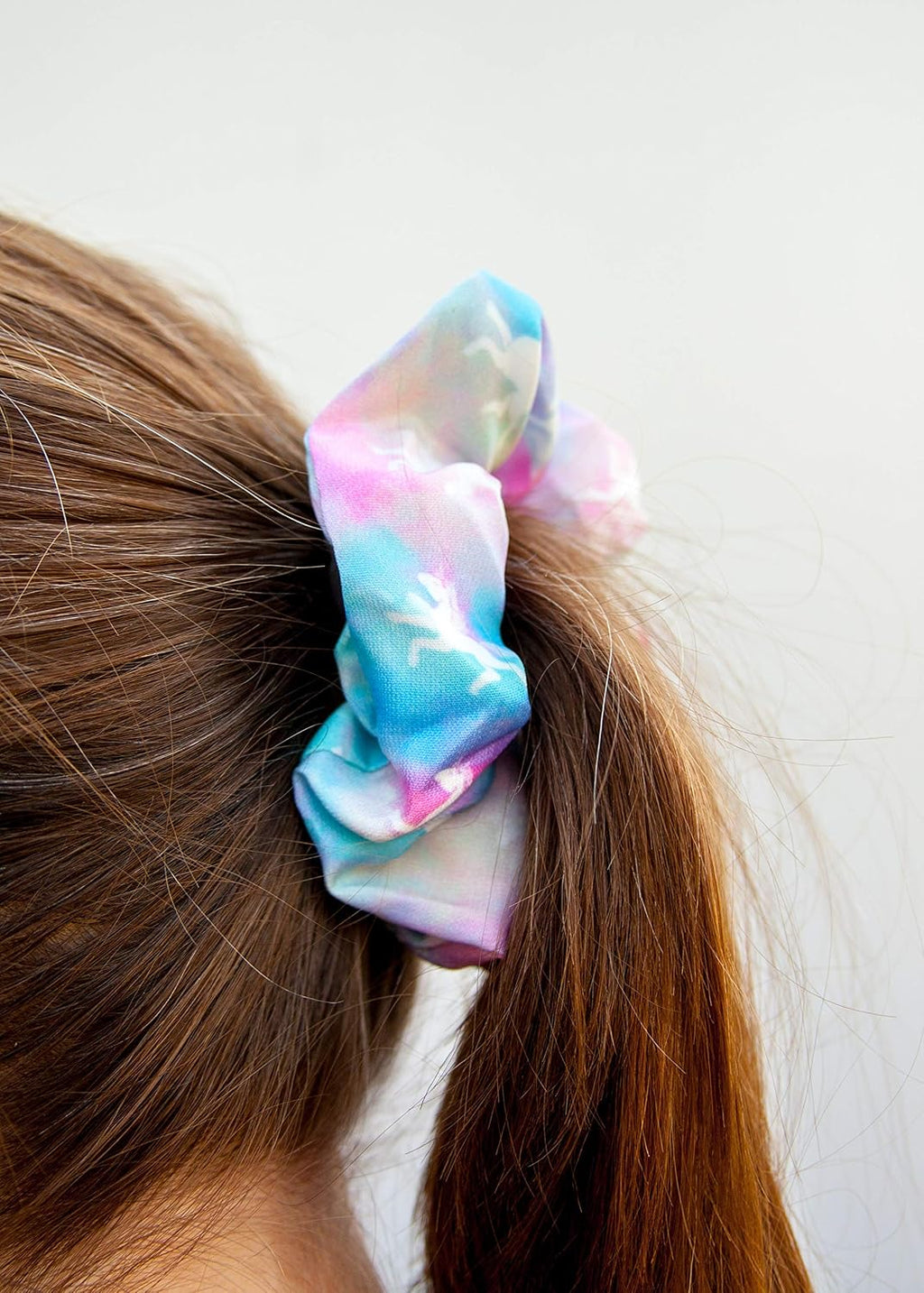 Unicorn Cotton Elastic Hair Bands and Scrunchies for Women or Girls - Hair Accessories (4 Pack)
