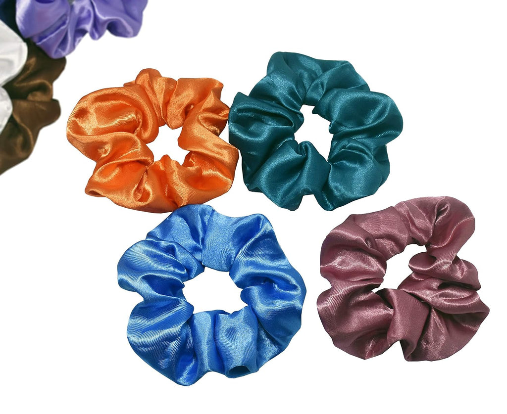 40pcs Hair Silk Scrunchies, 40 Assorted Colors Scrunchies